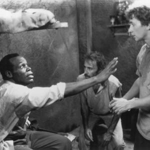Still of Danny Glover and Martin Short in Pure Luck (1991)