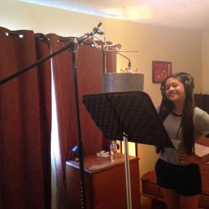 Asia Aragon laying down a new track