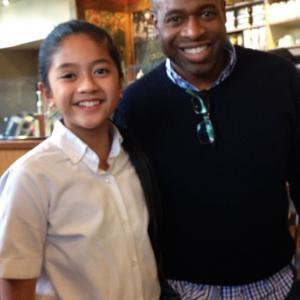Asia Aragon with Phill Lewis from The Suite Life of Zack  Cody
