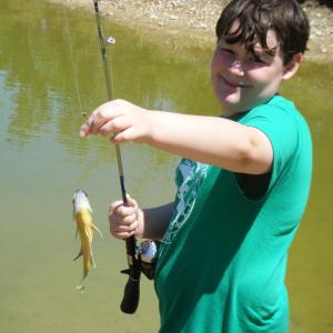 June 2012, Cub Scout Fishing.