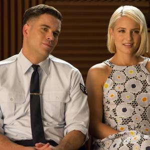 Still of Mark Salling and Dianna Agron in Glee 2009