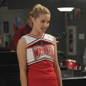 Still of Dianna Agron and Brad Ellis in Glee (2009)