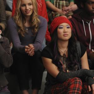 Still of Dianna Agron and Jenna Ushkowitz in Glee 2009