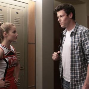 Still of Cory Monteith and Dianna Agron in Glee 2009