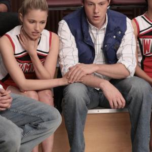 Still of Cory Monteith and Dianna Agron in Glee (2009)