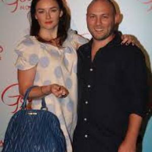 Alison McGirr and Sam Atwell at the Sydney premiere of Goddess.