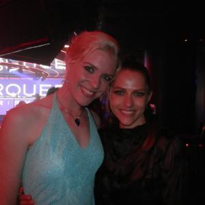 Stephanie and Teresa Palmer The Grudge 2 at the AACTA awards