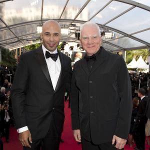 Red Carpet with Malcolm McDowell Cannes France May 2011
