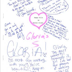 Gloria Adora's Signed Script from HAPPY PILLS
