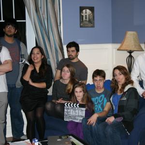 Cast and crew from the set of HAPPY PILLS our faces lol 