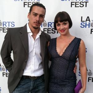 The stars of Nia Del Tango arrive at the LA Shorts Fest