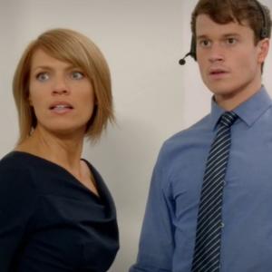 Laurie Calvert and Kathleen Rose Perkins in Episodes