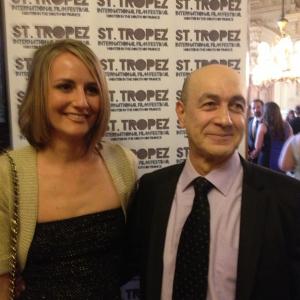 With Juliette, star of Poetic Emotion at St Tropez International Film Festival.