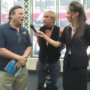 Jennifer Nuccitelli with Peter Austin Noto and Pete Trabucco on The Peter Austin Noto Show