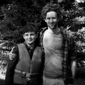 Michael and Mark Rendall on set of Algonquin