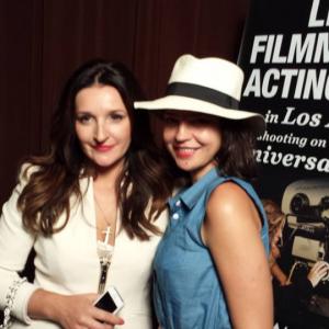 WIth Steping Outlead actress Maria Dinulescu