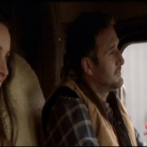 Vanessa Walsh and David Arquette in Happy Face Killer