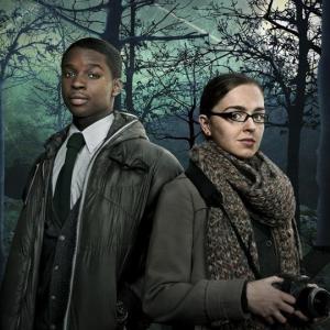 Louisa Connolly-Burnham and Kedar Williams-Stirling as Shannon and Tom in CBBC's Wolfblood