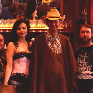 Still of Christopher Gros, Jamie Gros, Lisa Wilde, Gus Rhodes, Jason Braud, and Kristi Cook on the set of The Gringa and the Darling