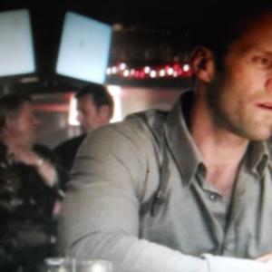 Still of James Roberts, Gus Rhodes and Jason Statham in Wild Card (2015).