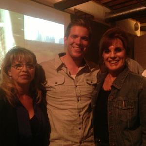 Cody Daniel Sheila Daniel and Linda Gray after wrap of Dallas Season 2