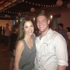 Cody Daniel and Julie Gonzalo after wrap of Dallas Season 2
