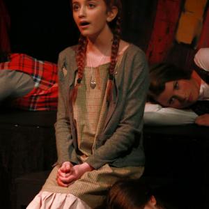 Still of Rebecca Stern as Annie on set of Annie Jr