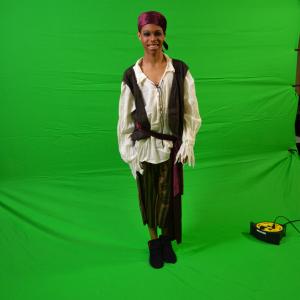 On set of Plunder! A Pirates Quest