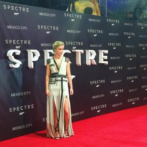 Gemita Samarra at the Spectre Premiere of the Americas in Mexico City