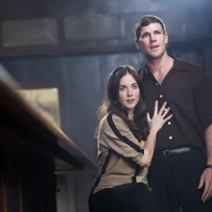 Still of Austin Stowell and Lyndon Smith in Public Morals (2015)