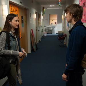 Still of Lyndon Smith and Miles Heizer on 