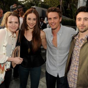90210 Season 5 Wrap Party- Abbie Cobb, Lyndon Smith, Riley Smith, and Josh Zuckerman