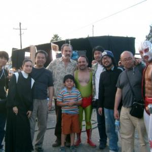 Carlos C. Torres with Shimboru Japanese film crew.