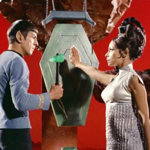 Still of Leonard Nimoy and Arlene Martel in Star Trek 1966