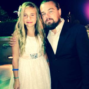 Leonardo DiCaprio and Brooke after she performed at Oceana Seachange