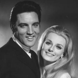 Celeste Yarnall and Elvis Presley in Live a Little Love a Little (publicity still 1968 MGM)