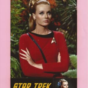 Celeste Yarnall as Yeoman Martha Landon Star Trek episode The Apple 1967