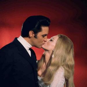 Elvis Presely and Celeste Yarnall from Live a Little Love a Little MGM 1968