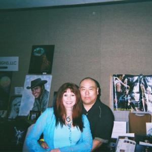 In Honolulu Hawaii with the actress Barbara Luna If you know her she likes to be called Luna She and Bobby Clark were the only two original series guests at this show It was a pleasure seeing them