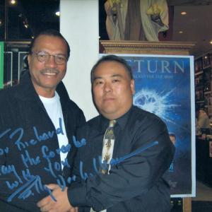 Billy Dee Williams and I at the Caesars Palace signing event 2006