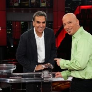 Bill on the set of Deal or no Deal at the taping of the Bobby Generic comeback!