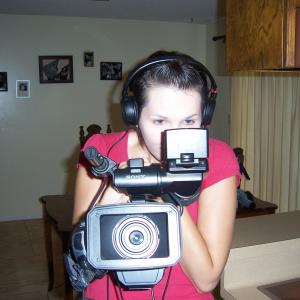 Shannon Luster filming and directing Askew Circus
