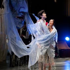Scotty Ray and Lisa Maley in The Snow Queen at The American Repertory Theater
