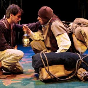 Matthew Christian and Scotty Ray in As You Like It at The American Repertory Theater
