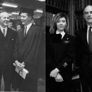 Father Robert Cholette with Lester B Pearson getting his degree prior to being Prime Minister, founding the UN Peacekeepers or the Suez Canal Crisis. Robert, a strategic planner, had clients as the Department of National Defense, Hydro One, and Canada Pos