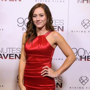 Ashley Bratcher at the premiere of 90 Minutes in Heaven (2015).