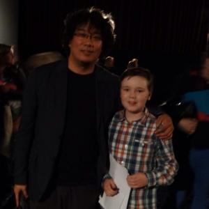 Sean Connor Renwick with Joon Ho Bong director of Snowpiercer