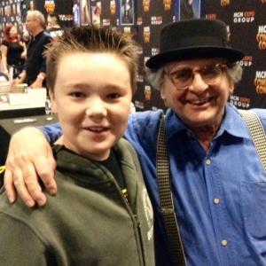 Sean Connor Renwick with Slyvester McCoy at Manchester Comic Con 2015