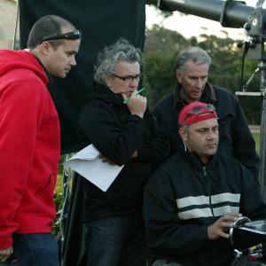 Australian TV director Ian Stevenson (center) directs 'Beauty and the Geek'. More at www.ianstevenson.tv