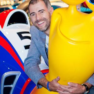 Designer Daniel Simon at the Dreamworks Turbo cast  crew party at the Petersen Museum Los Angeles